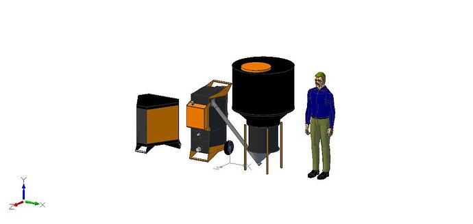 M-1 Alpha 5 kW with Expanded Hopper AutoFeed