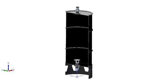 VersiFire Up Draft Barrel Gasifier Section B