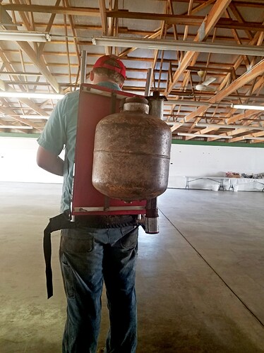 Jakob backpack charcoal gas generator