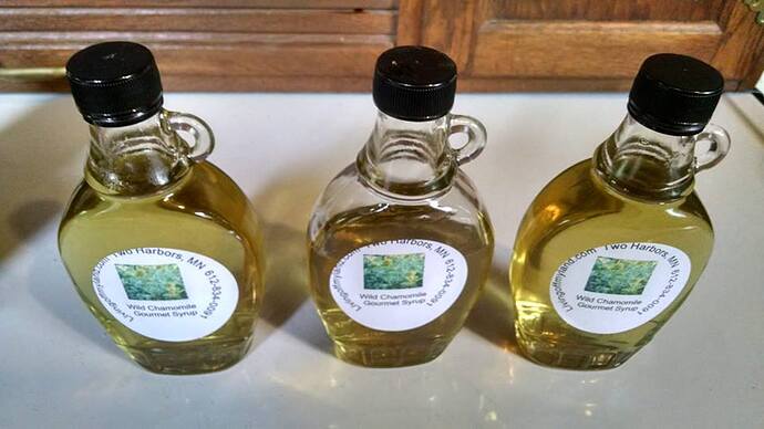 wild chamomile syrup
