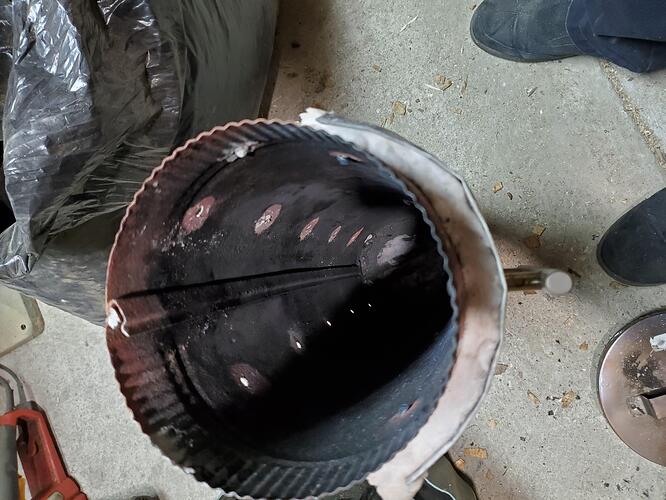 Gas holes