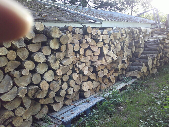 firewood stack