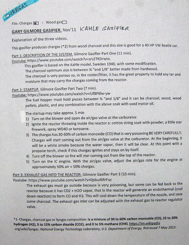 Resume of the three videos
