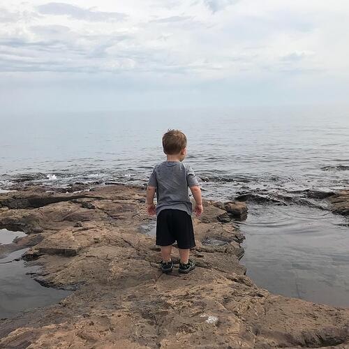 Michael at Lake Superior