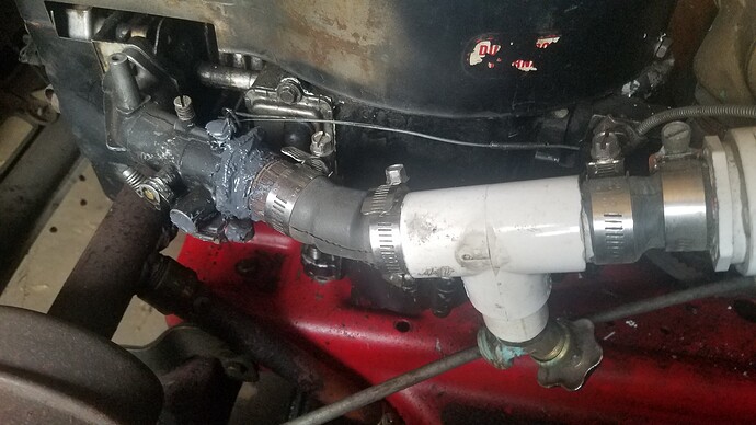 JB Weld joint