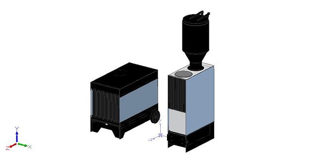 VersaFire Gasifier Module With 1kW Gen Set