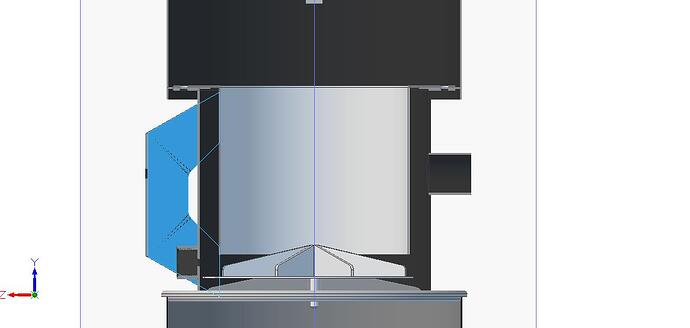Downdraft Barrel Gasifier Section A