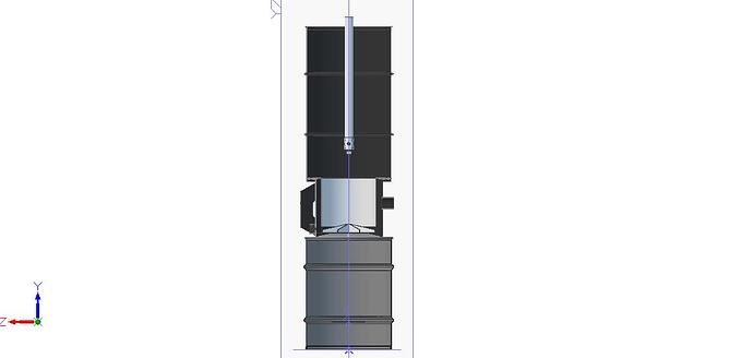 Downdraft Barrel Gasifier Section B