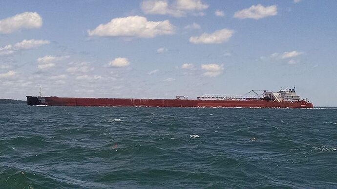 Ship coming in