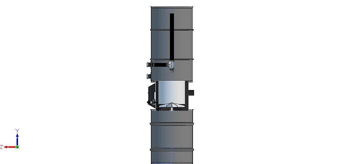 Downdraft Barrel Gasifier Section D