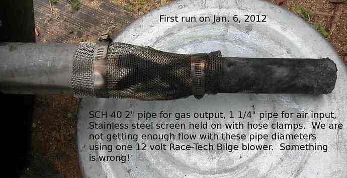 1st Experimental nozzle