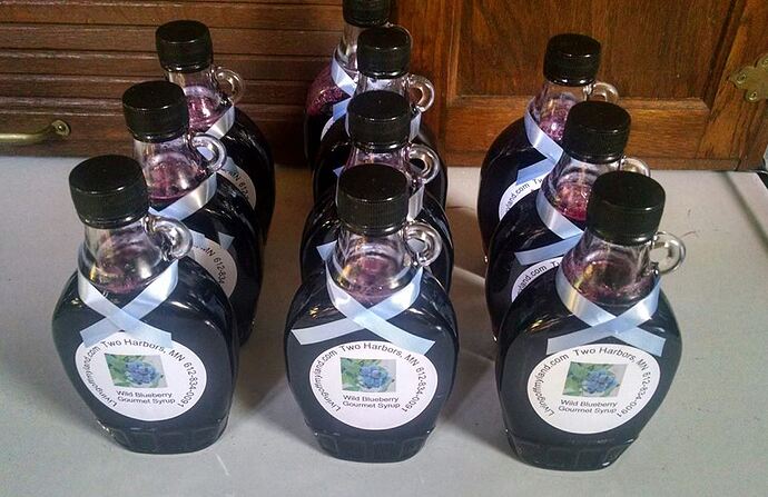 Blueberry syrup