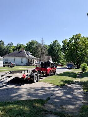 1998 truck and trailer