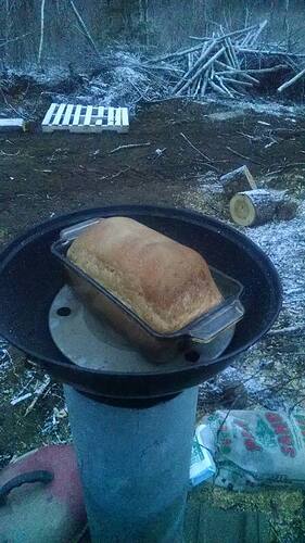 rocket stove bread
