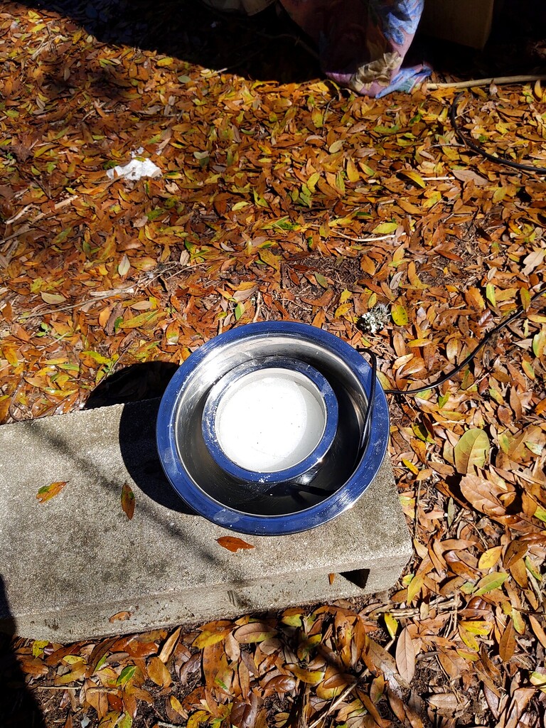 First attempt at storing heat with limestone / quicklime Off Topic