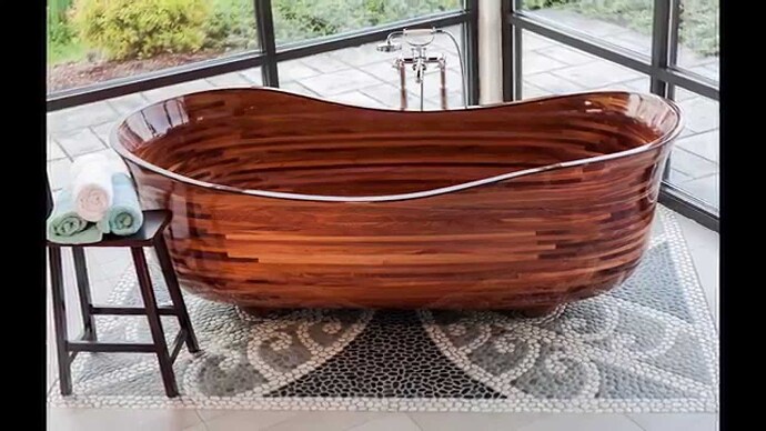 Wood Bathtub