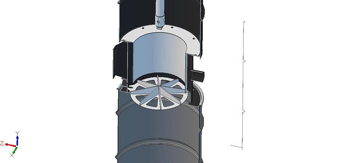 Downdraft Barrel Gasifier Section C