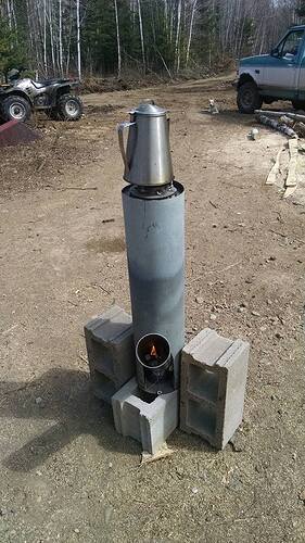 rocket stove coffee